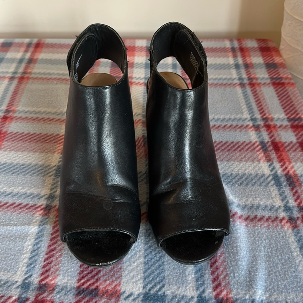 Massini Peep Toe Booties
